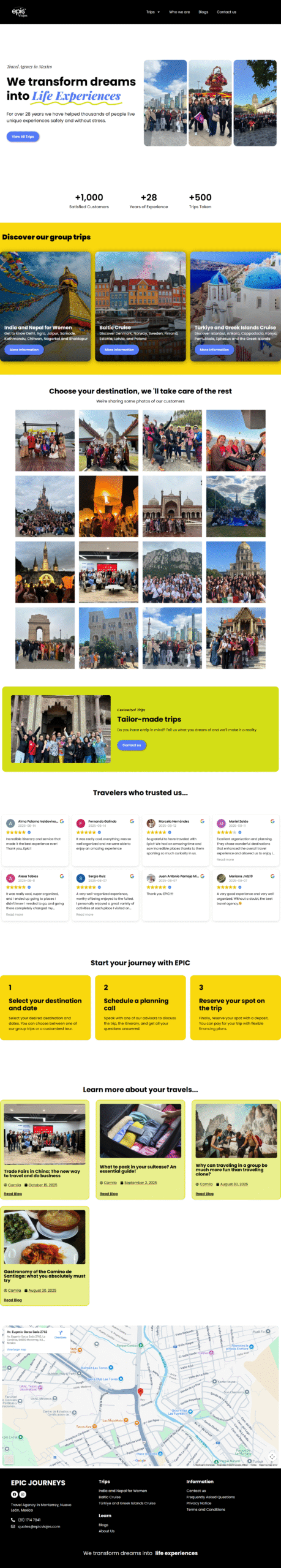 Travel Agency Website