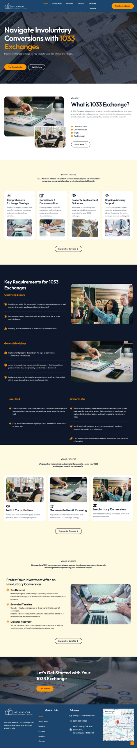 Advisor Website